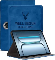 Proelite Flip Cover for OnePlus Pad Lite 11 inch Case, Deer Flip case Cover (Blue)