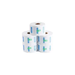 Professional Barber Disposable Neck Strips for Neck Ruffle Roll Paper Strip for Salon Haircut Styling (5 Rolls, White)