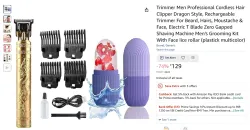 Professional Cordless Dragon-Style Beard Clipper Kit