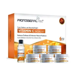Professional Feel Tropical Vitamin C Facial Kit, Facial Kit for Women & Men Signature Collection (Vitamin C)