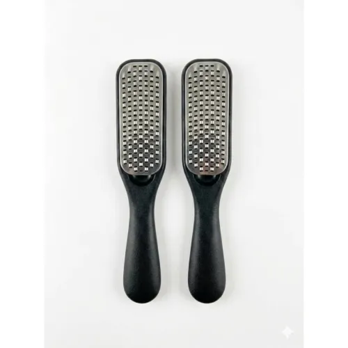 Image of Professional Foot Scrubber Pack of 2 | Large Stainless Steel Heel File