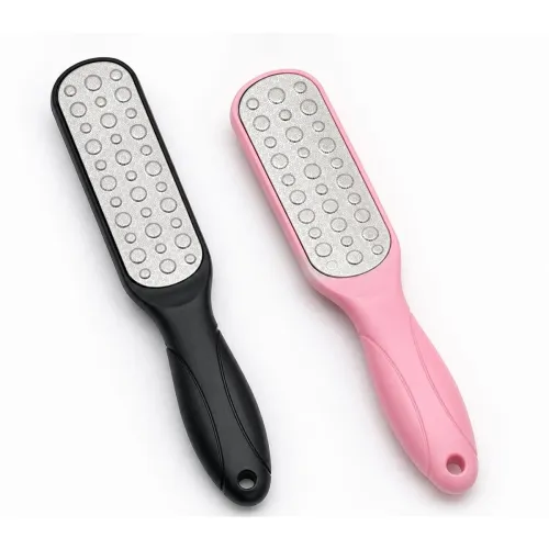 Image of Professional Foot Scrubber Pack of 2 | Large Stainless Steel Heel File