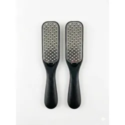 Professional Foot Scrubber Pack of 2 | Large Stainless Steel Heel File