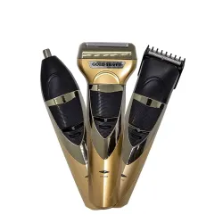 Men Professionals Design 3 In 1 Perfect Shaver, Hair Clipper And Nose Trimmer Rechargeable Beard And Moustaches Hair Mac