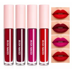 Professional Red Edition Mini Liquid Matte Lipsticks Pack Of 4