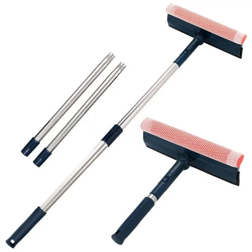 Image of Professional Window Squeegee,2-in-1 Window Cleaner 