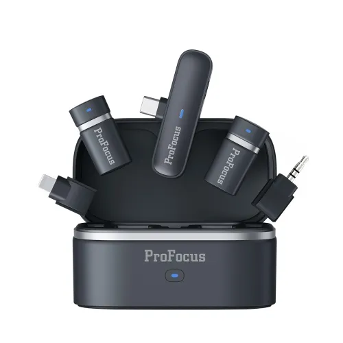 Image of ProFocus 3-in-1 Wireless Mic System (Dual Channel, 100m Range)