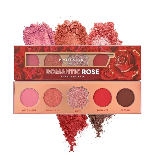 Image of Profusion Blooming Hues – Romantic Rose 5Shade Eye Shadow 