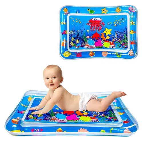 Image of ProKart Baby Gym and Fitness Inflatable Tummy Time pad Premium Kids Water Play Mat | 