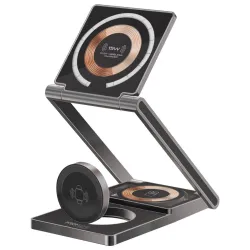 Promate MagSafe Charger with 15W Stand, AirPods Charger