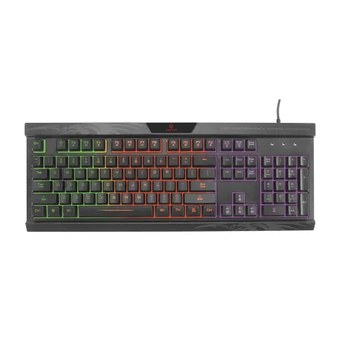 Image of Promate Vertux Promate Gaming Keyboard, Professional Ergonomic Wired USB Gaming Keyboard