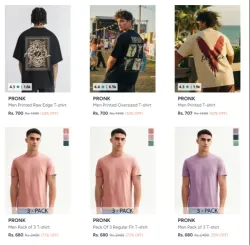 pronk men t-shirts up to 73% Dicount 