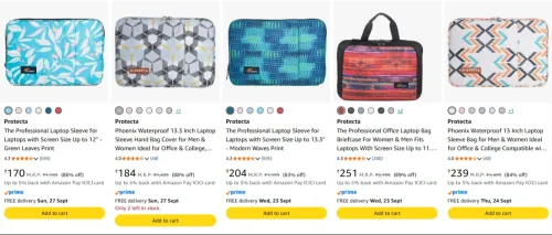 Image of Protecta Laptop Bag at minimum 83% Discount