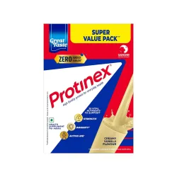 Protinex Creamy Vanilla, 1 Kg | Get 40% daily protein requirement for strong muscles when prepared with 200ml milk | Hig