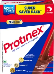 Protinex Rich chocolate 40% daily protein with 200ml milk (750 g)