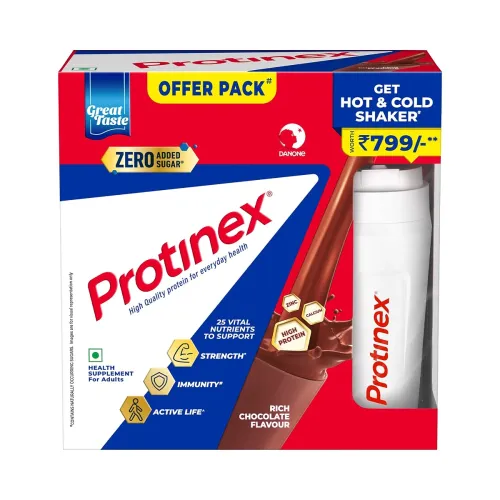 Image of Protinex Rich Chocolate Nutritional Protein Drink Powder with Shaker (1kg)