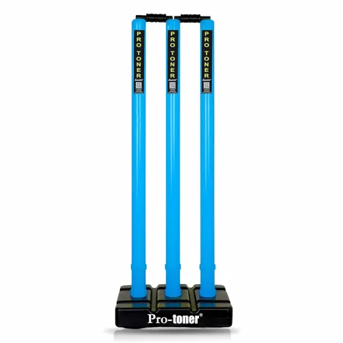 Image of Protoner Cricket Stumps Set with Base and 2 bails