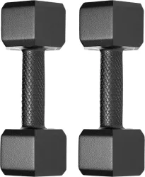 Protoner Hex 4Kg (2Kg+2Kg) Fixed Weight Dumbbell  (4 kg)
