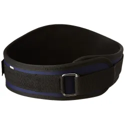 Protoner Weight Lifting Leather Belt with 6 inches Waist Support (Large)