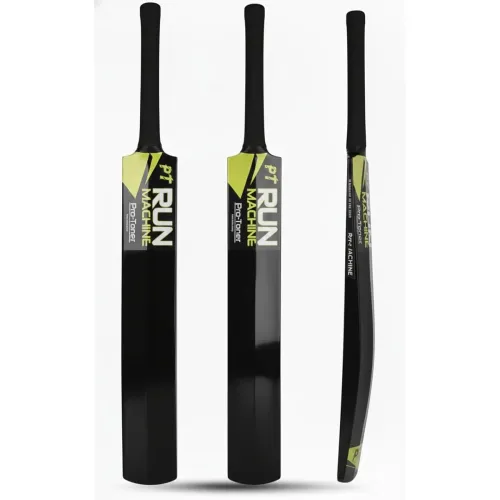 Image of Protoner Wooden Metallic Cricket bat for Tennis bat Play (Black, No.2, Age 4+ (26inch))