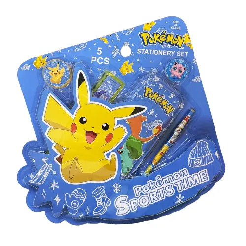 Image of Proudect Short Name Custom Gem Pokemon Stationery Set (5-piece)