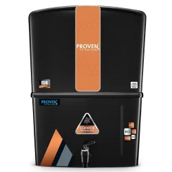 Proven Eleven Zinc Water Purifier – RO + UV + UF with Copper & Zinc, Suitable for Borewell Water, 12L Storage, TDS Adjuster, Made in India, ISI Certified | 12-Stage Purification | 1-Year War...