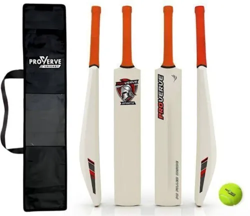Image of Proverve PU Filled Turf Cricket Bat Combo