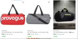PROVOGUE 25L Sports Duffel Bag Upto 87% OFF