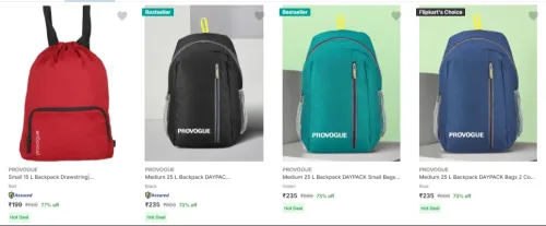 Image of Provogue Backpacks Starting @ ₹199