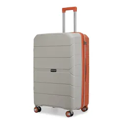 Provogue Cascade Hard-Sided PP 75 Cm Trolley Bag Large Size | Expandable Space with 8 Wheels Trolley Bags for Travel | C