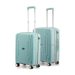 Provogue Lumina Hard-Sided PP Trolley Bag Set of 2