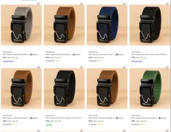 Provogue Men Belts at ₹76