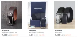 Provogue Men Belts at Upto 90% Discount