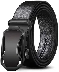 PROVOGUE Men Black Artificial Leather Belt