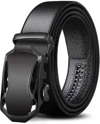 PROVOGUE Men Black Artificial Leather Belt