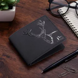 PROVOGUE  Men Casual Trendy Black Artificial Leather Wallet