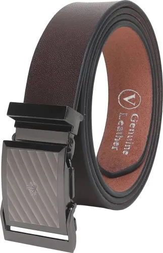 Image of PROVOGUE  Men Formal, Party Brown Genuine Leather Belt