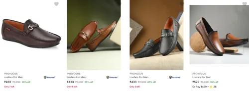 Image of Provogue Men’s Casual Shoes at minimum 70% Discount
