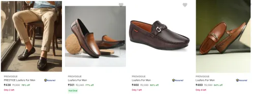 Image of Provogue Men’s Casual Shoes upto 84% Discount