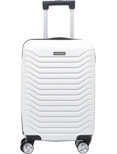 Image of PROVOGUE  Small Cabin Suitcase (55 cm) 4 Wheels - Hard Sided and PC 4 Wheel Spinners, Expandable Bag with Number Lock - 