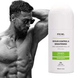 PROWL 6% AHA BHA & Mandelic Acid RollOn|Prevents Body Odour,Exfoliates|Vintage Aquatic Deodorant Roll-on - For Men  (40