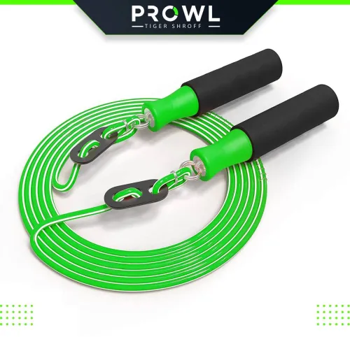Image of Prowl by Tiger Shroff Pro Ball Bearing Skipping Rope (Green)