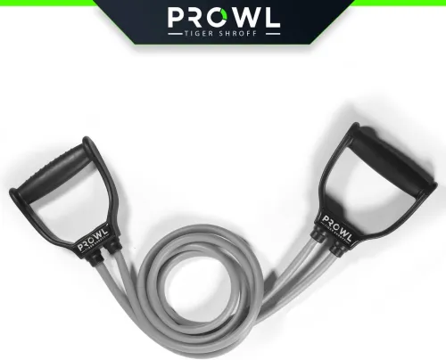 Image of PROWL by Tiger Shroff Double Toning Tube ,Exercise & Stretching Resistance Band For Men & Women Workout Resistance Tube 
