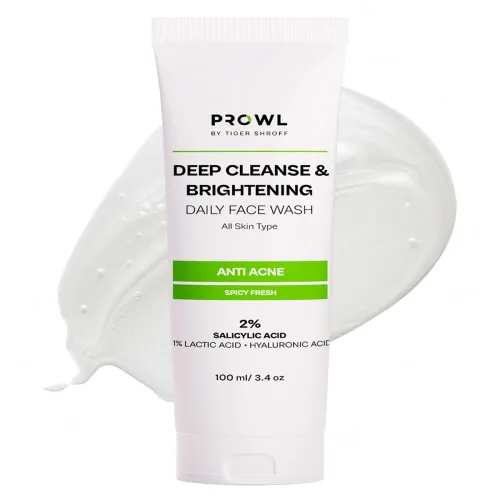 Image of PROWL by Tiger Shroff Deep Cleansing & Brightening Daily Face Wash - 100 ml
