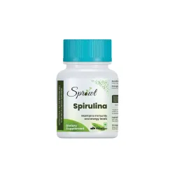 prowt Spirulina Capsules 2000mg Supplement For Men 