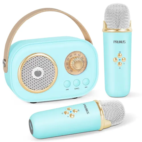 Image of PRUNUS C20 Mini Karaoke with 2 Wireless Microphone