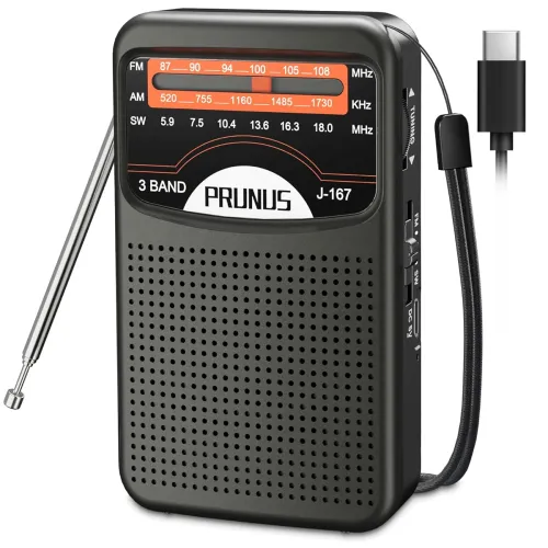 Image of PRUNUS J-167 Portable AM FM Radio