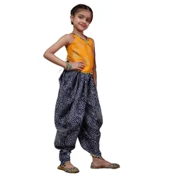 PS PEACHES Girls Dhoti Set