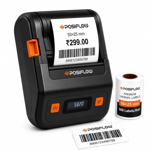 Image of PSF20 58mm Inkless Thermal Portable Printer Bluetooth & USB Receipt