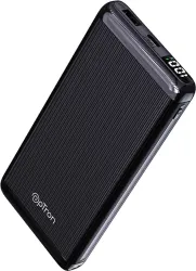 PTron 10000 mAh 22.5 W Compact Power Bank (Black, Lithium Polymer, Power Delivery 3.0, Quick Charge 3.0 for Earbuds, Mob